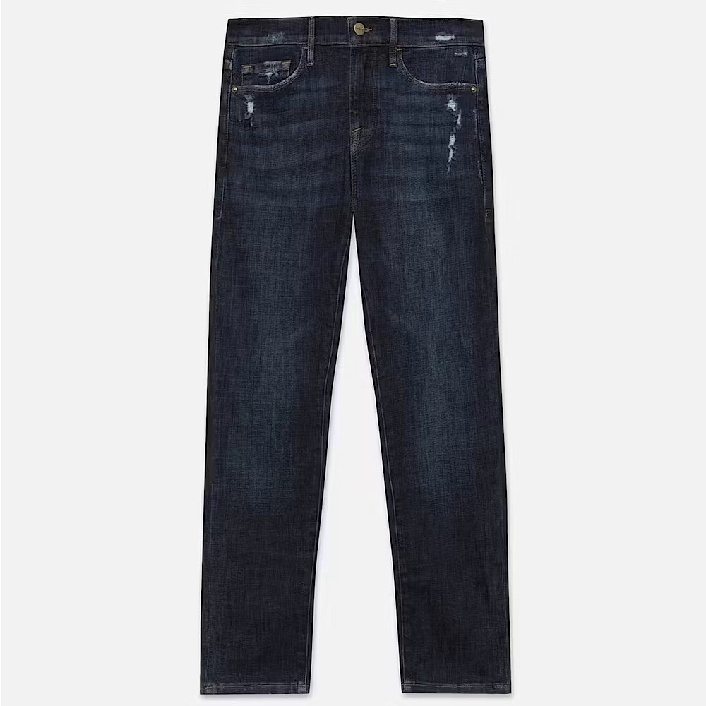 Frame Denim Le Garçon Crop Boyfriend Jeans in Covant Wash